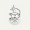 Chaira Layering Star Ring In Silver