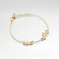 Personalised Duo Arabic Name Bracelet (gold & silver)