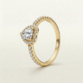 Gold Heart Ring