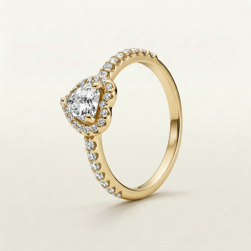 Gold Heart Ring