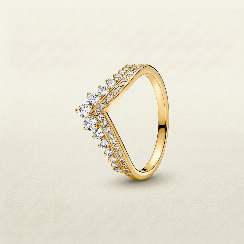 Tiara Diamanté Ring (all colours)