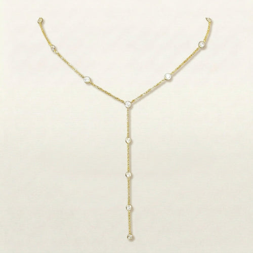 Alai Layer Diamond Drop Necklace