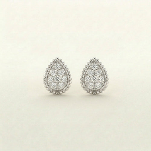 Aerial Crystallic Gold Earrings (gold & silver)