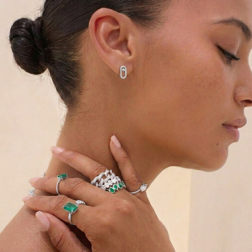 Mollyanne Mini Earrings (gold & silver)