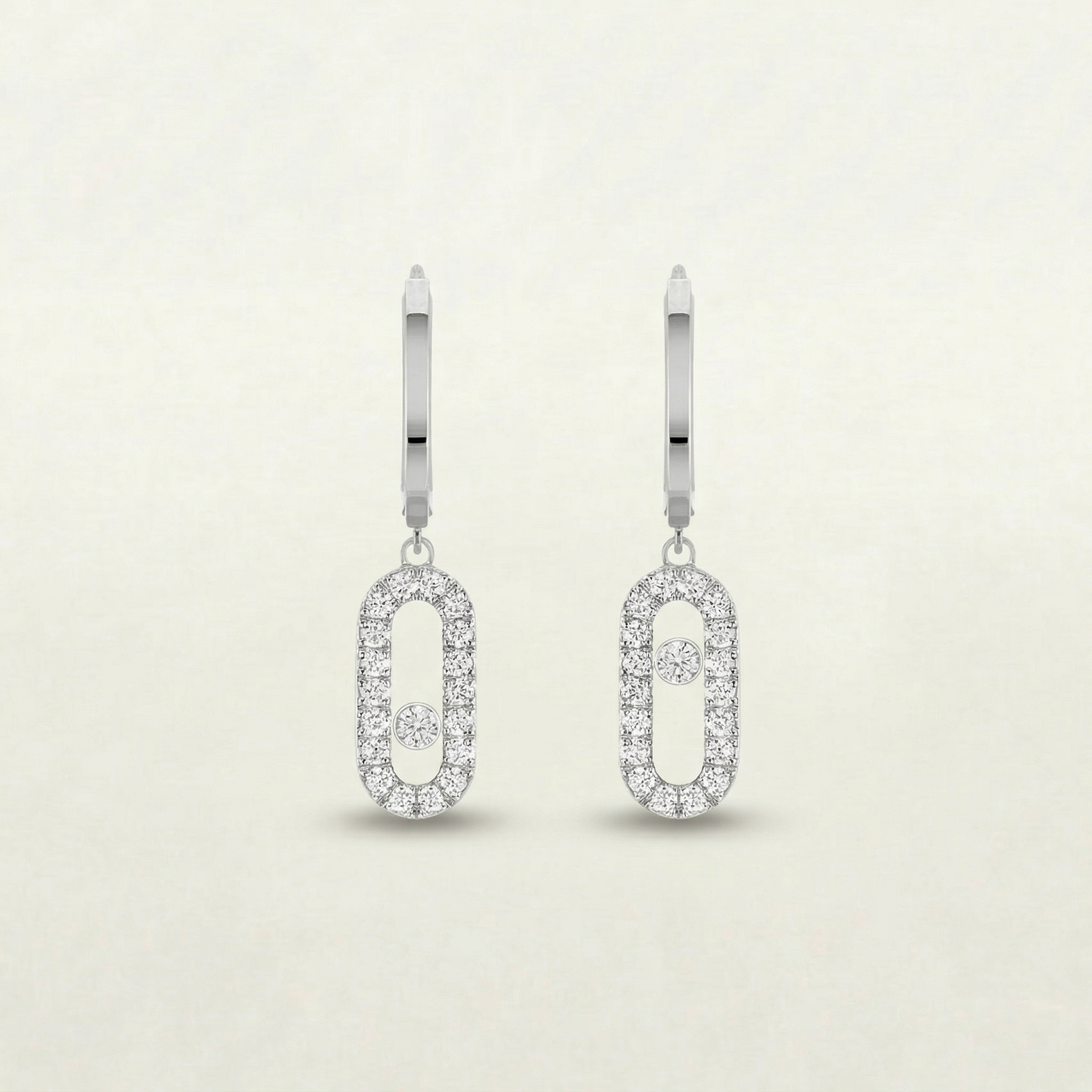 Elara Diamante Hoop Earrings (in gold & silver)