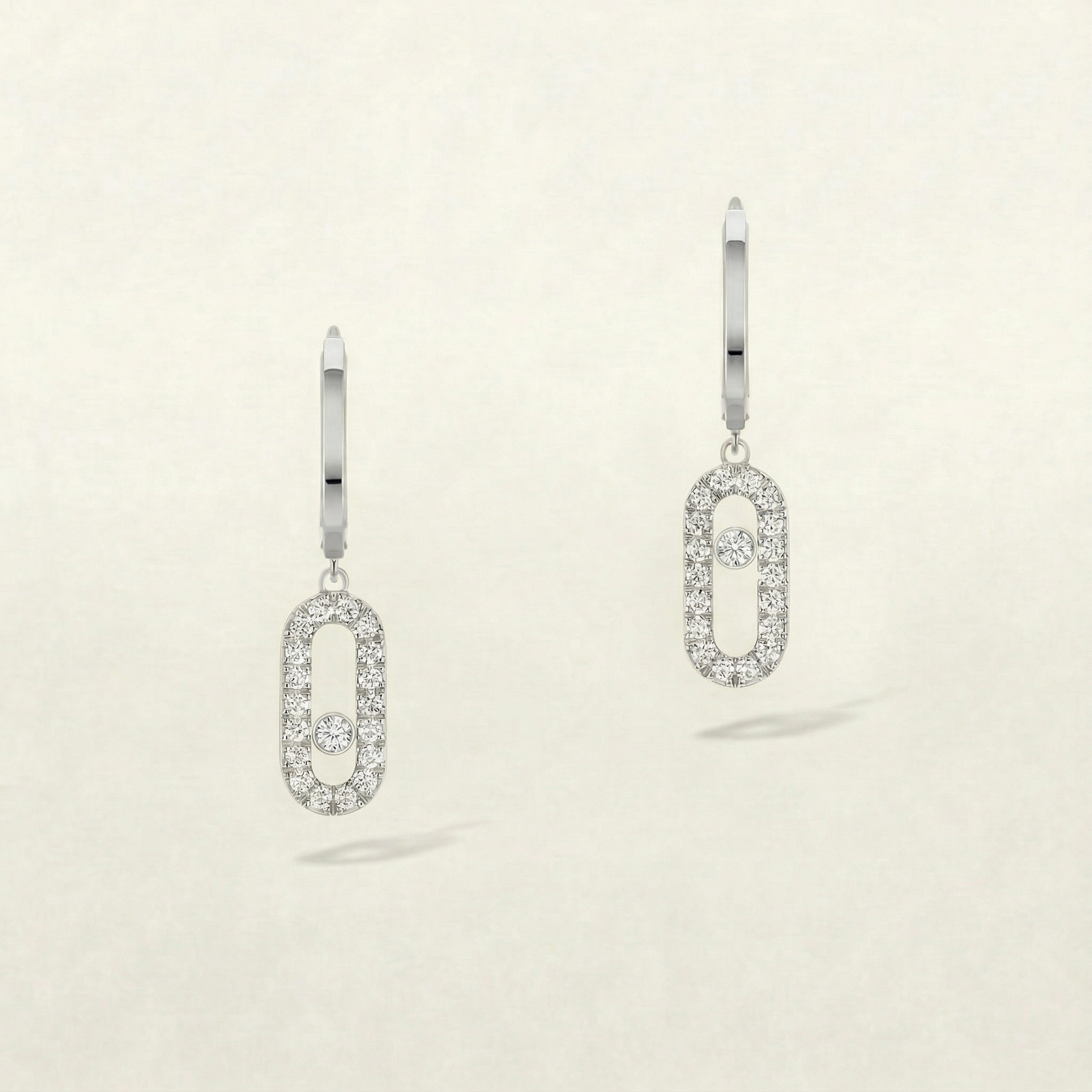 Elara Diamante Hoop Earrings (in gold & silver)