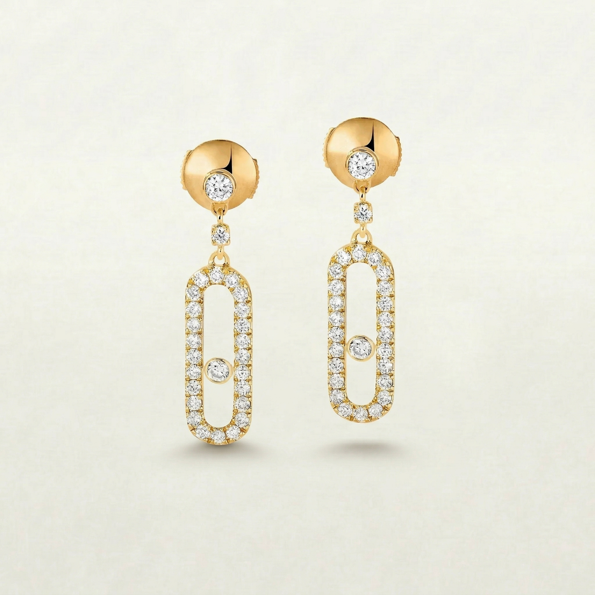 Molly Diamanté Hoop Earrings