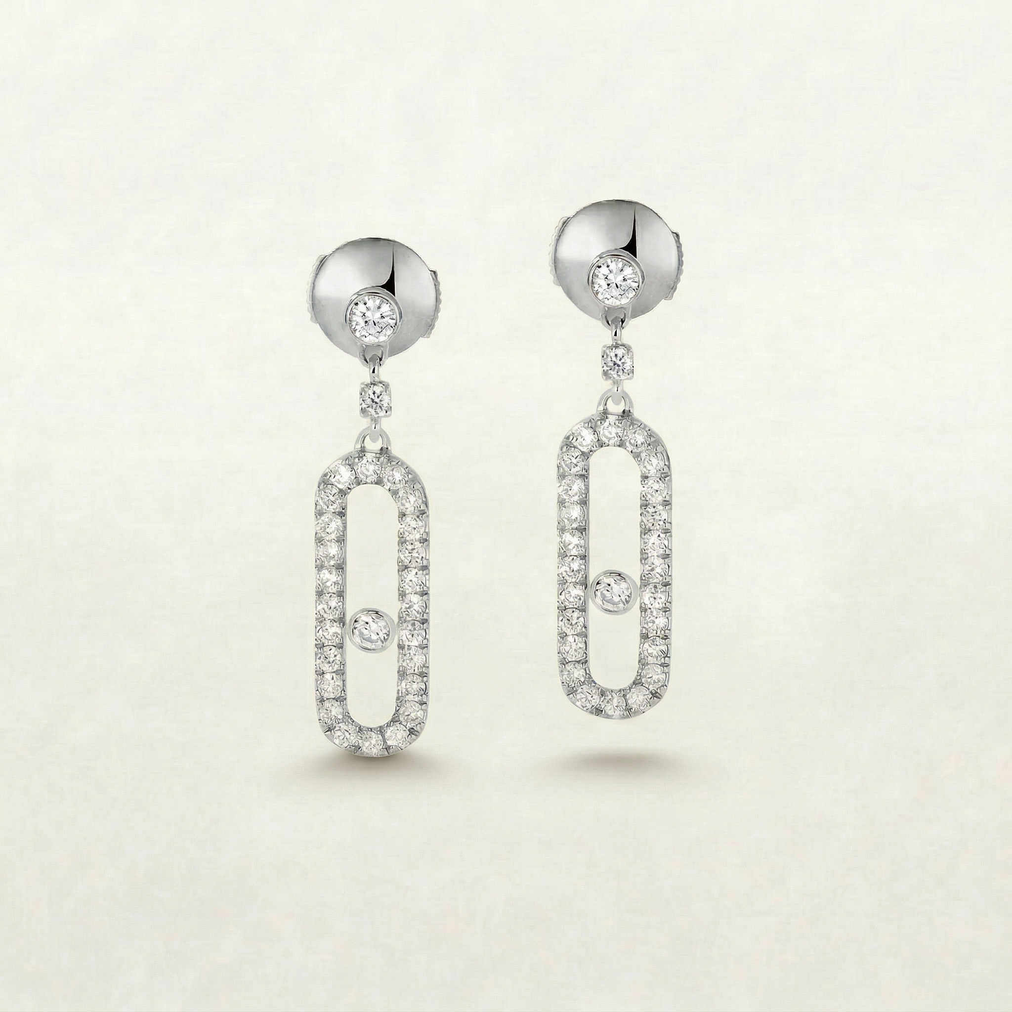 Molly Diamanté Hoop Earrings