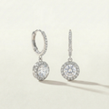 Silver Angel Dangling Earrings