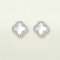 Mina Sterling Silver Diamanté Earrings