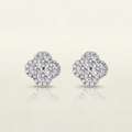 Mina Full Diamanté Earrings (in gold & silver)