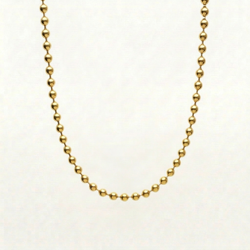 Fia Gold Pearl Chain Necklace