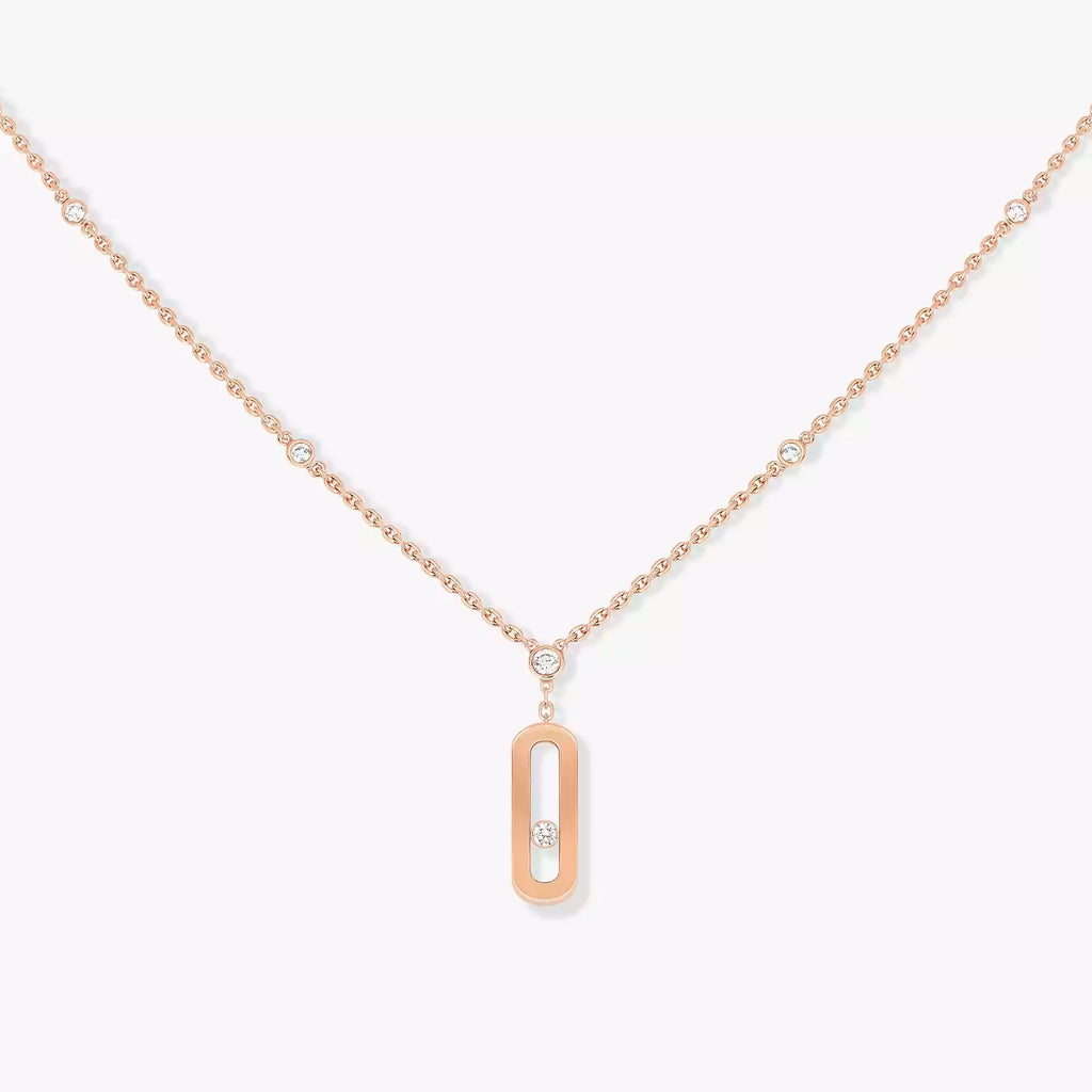 Mollyanne Rose Gold Uno Long Necklace