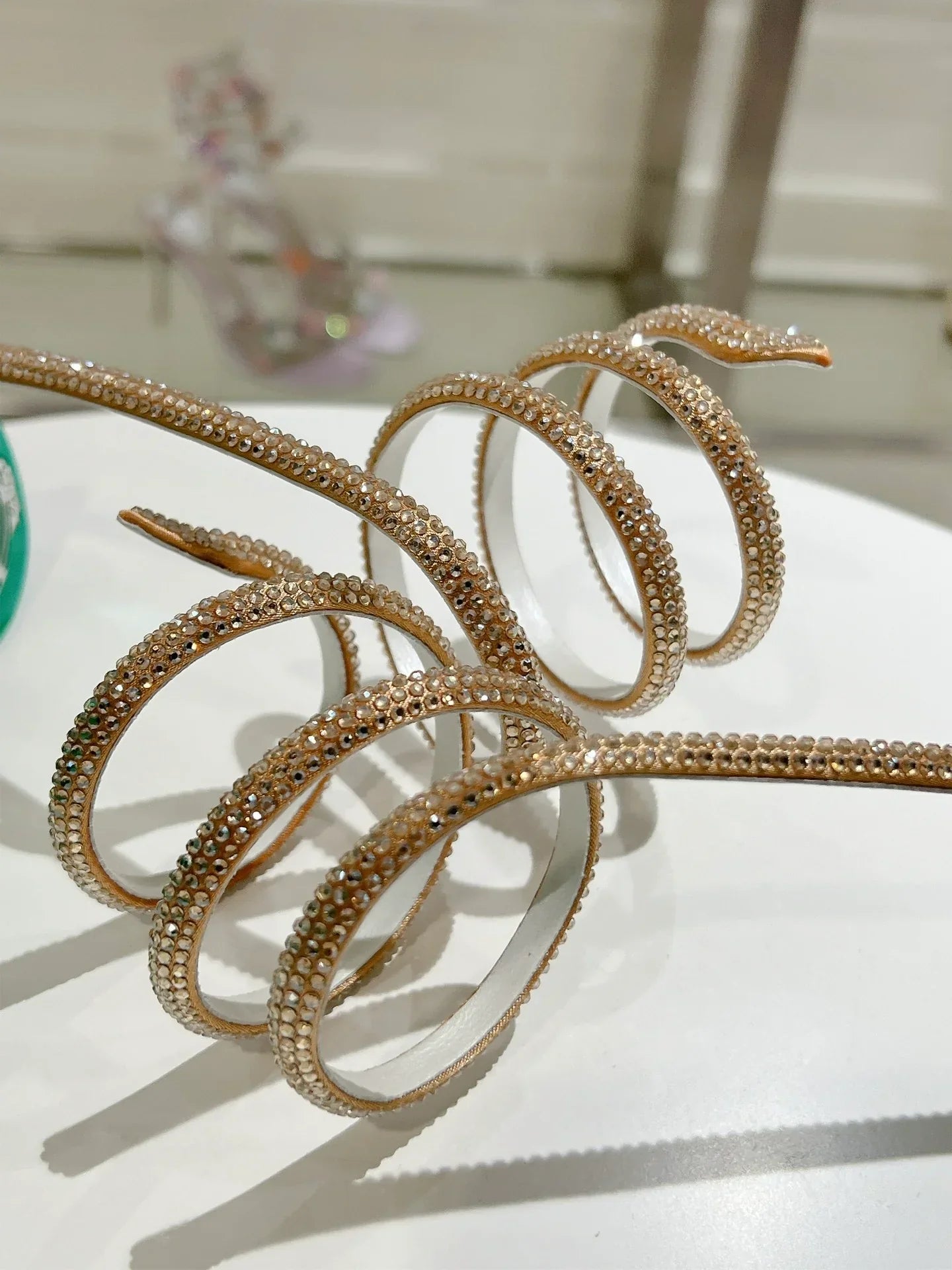 Cleo Snake-Design Heels