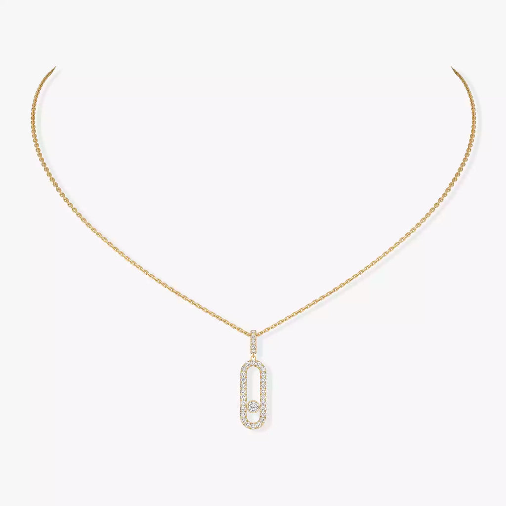 Mollyanne Uno Long Necklace (in gold & silver)