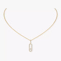 Mollyanne Uno Long Necklace (in gold & silver)
