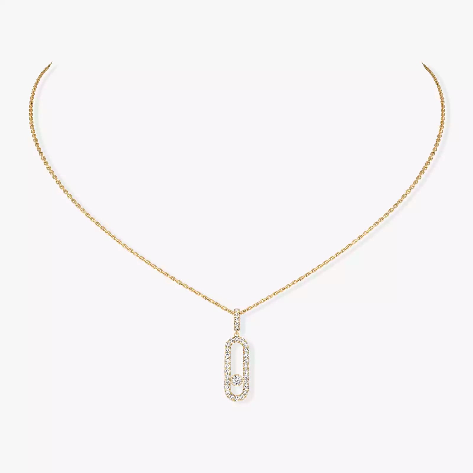 Mollyanne Uno Long Necklace (in gold & silver)