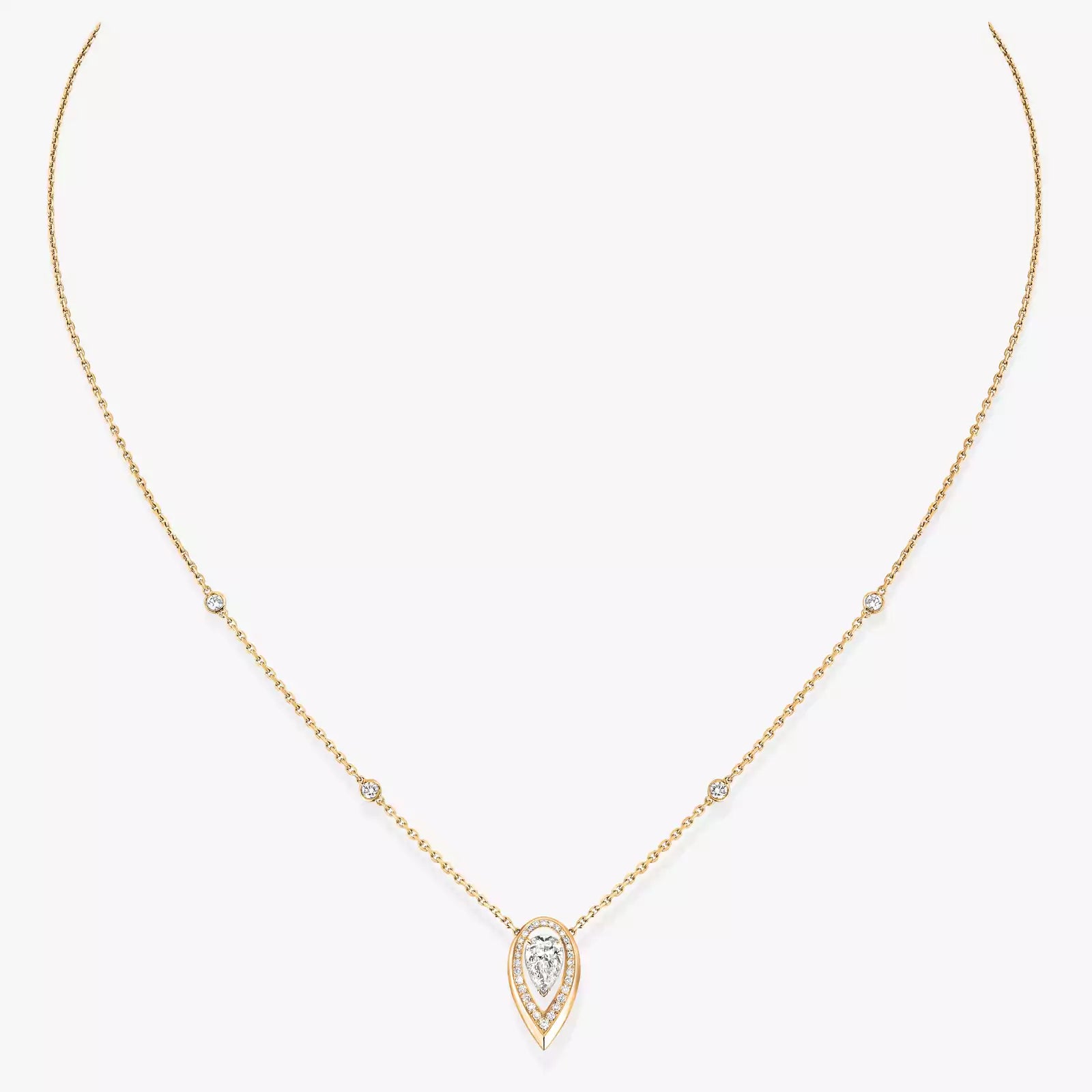 Mollyanne Ice Gold Necklace