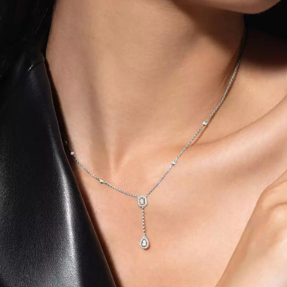 Mollyanne Twin Silver Necklace